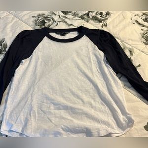 Veronica Beard Mason baseball tee size medium